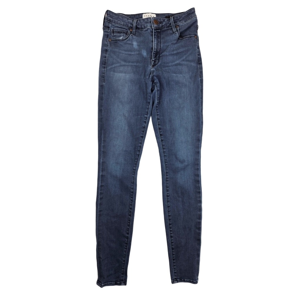 Parker Smith Mid‎ Rise Skinny Tapered Fit Medium Wash Jeans Women's Size 2/26